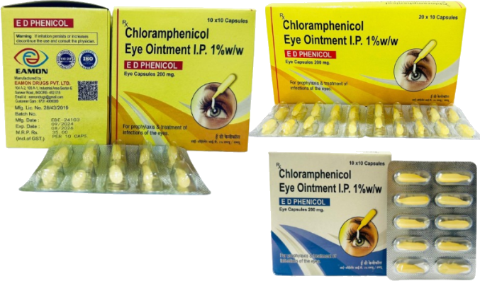 E D PHENICOL (20x10) packaging