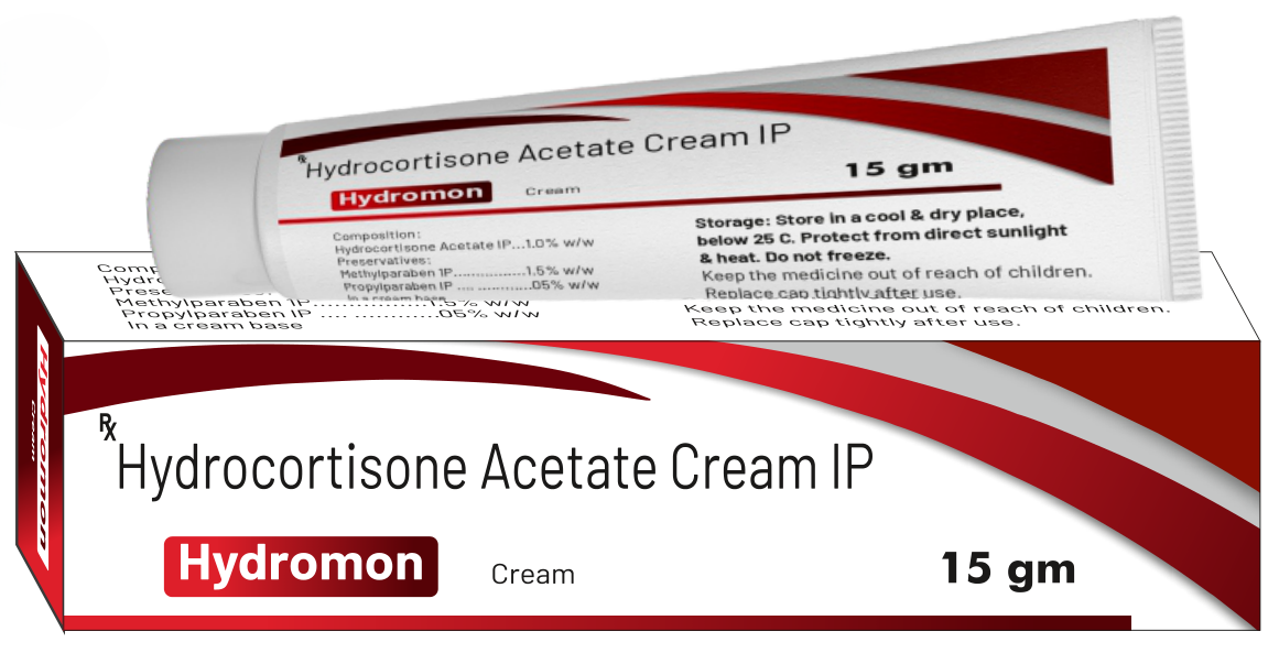 Hydrocortisone Acetate Cream IP packaging