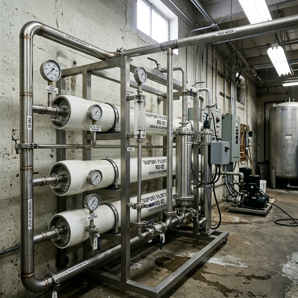 USP Purified Water Loop Pipelines